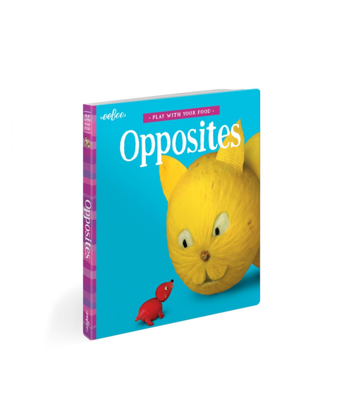 Eeboo Babies' Play With Your Food Opposites Board Book In Multi