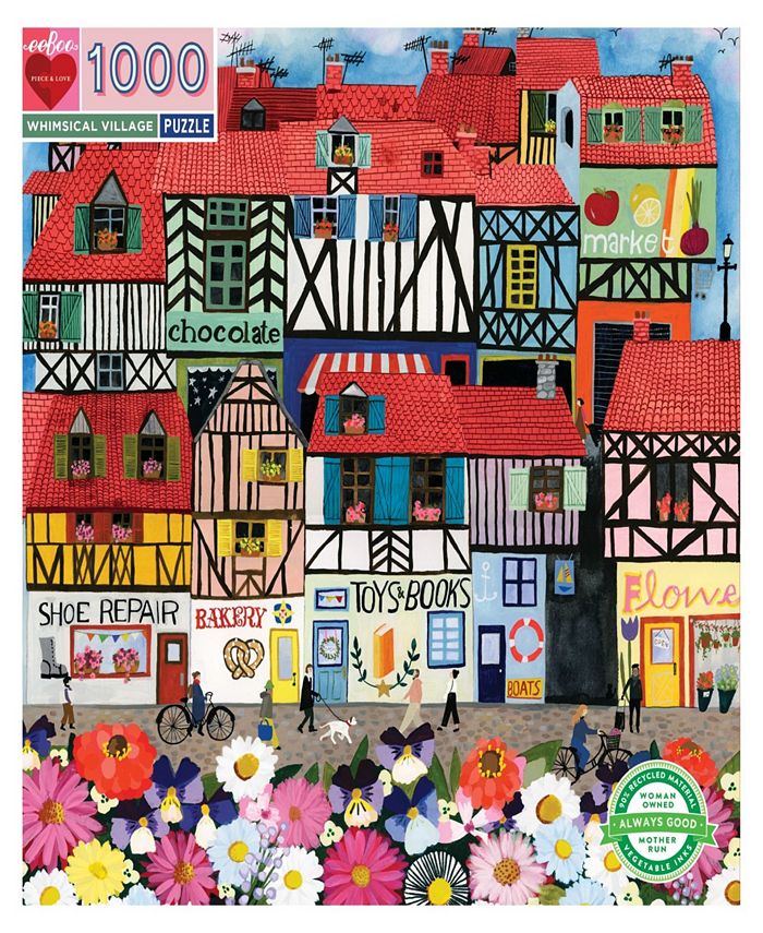 EeBoo Piece And Love Viva La Vida Frida Kahlo 1000 Piece Square Adult