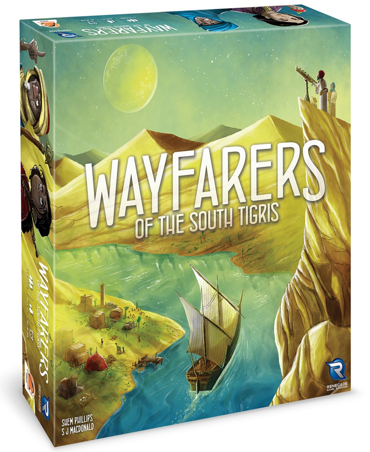 Renegade Game Studios Wayfarers Of The South Tigris Dice Placement Strategy Board Game In Multi