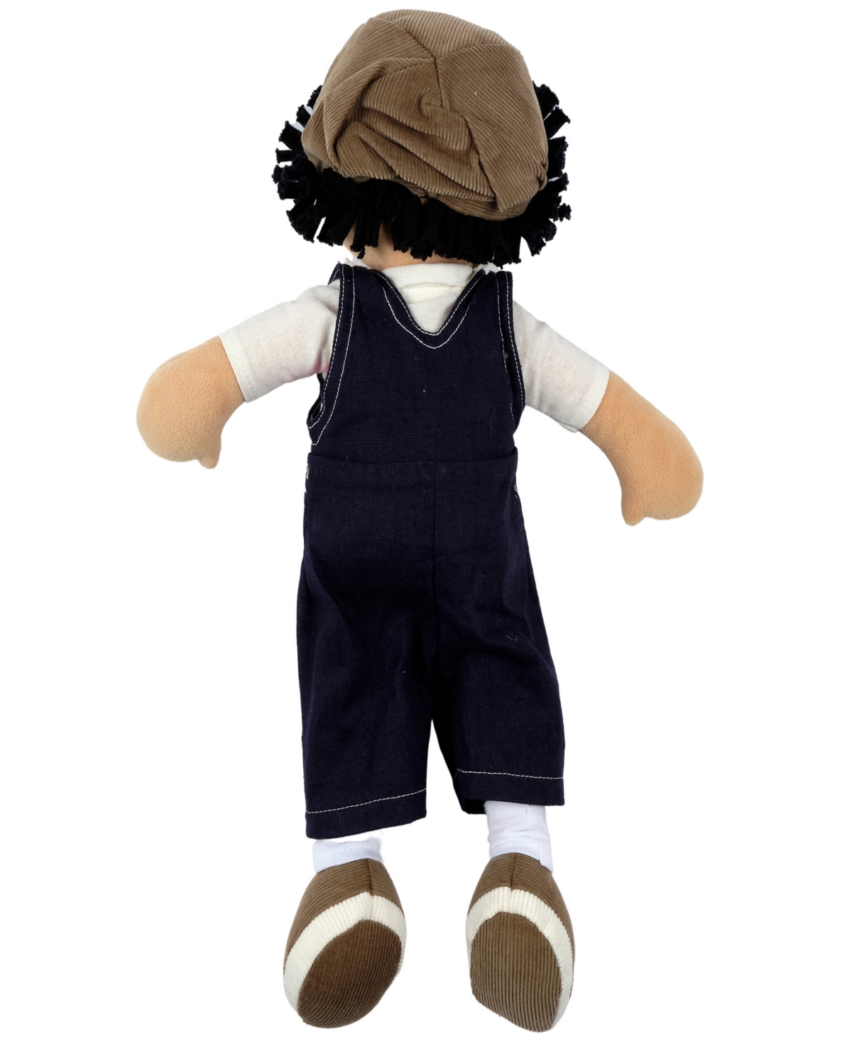 Shop Bonikka Tikiri Toys Joe Fabric Boy Baby Doll In Dungaree And Cap In Multi