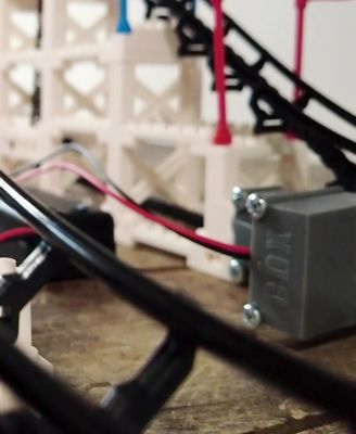 Brick Construction Roller Coaster Motor and Power Supply