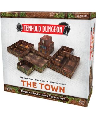 Gale Force Nine Tenfold Dungeon the Town Modular Roleplaying Terrain ...