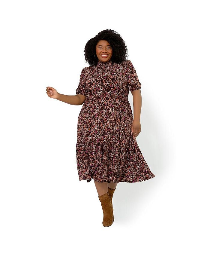 Leota Womens Plus Size, Miranda Fit and Flare Dress (Curve) & Reviews Dresses Women Macy's