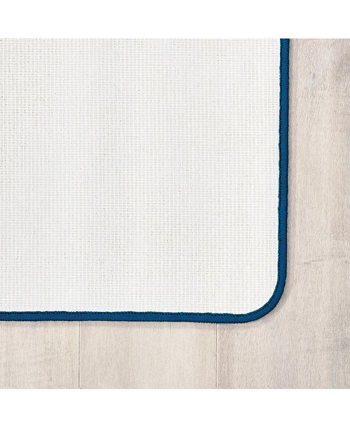 Carpets For Kids Pattern Blocks Carpet Blue 6' x 9' Macy's