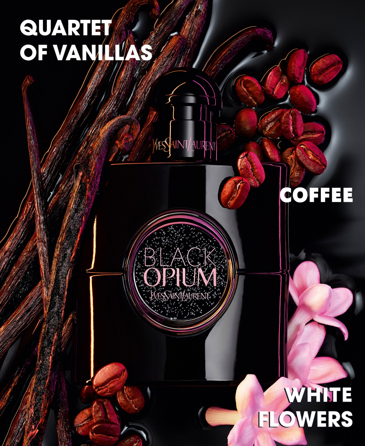 Shop Saint Laurent Black Opium Le Parfum, 1 Oz. In No Color