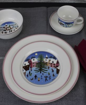 Villeroy & Boch Naif Christmas プレート　６枚 Amazon.com: Villeroy & Boch Naif Christmas Dinner Plate