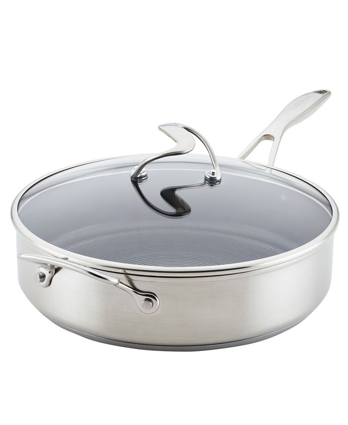 Circulon Stainless Steel 5 Quart Induction Saute Pan with Lid and