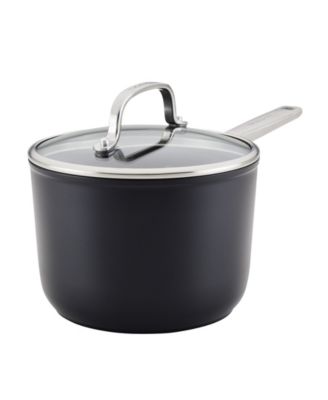 Hard-Anodized 3 Quart Induction Nonstick Saucepan with Lid