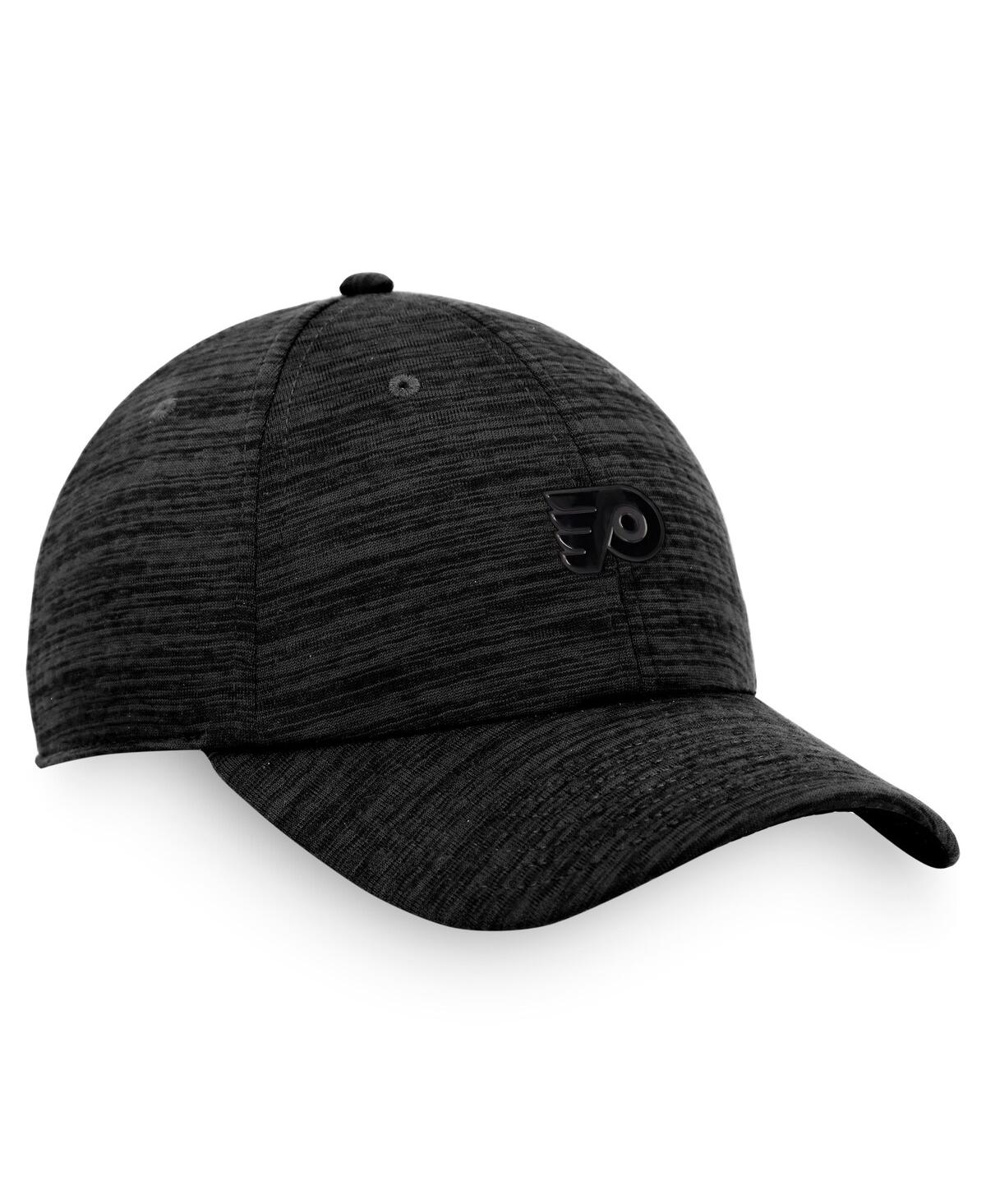 Shop Fanatics Men's  Black Philadelphia Flyers Authentic Pro Road Snapback Hat