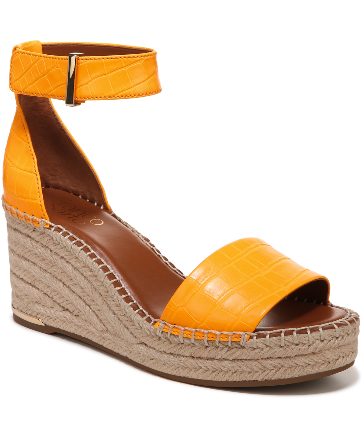 Franco Sarto Womens Clementine Espadrille Wedge Sandal Wedge