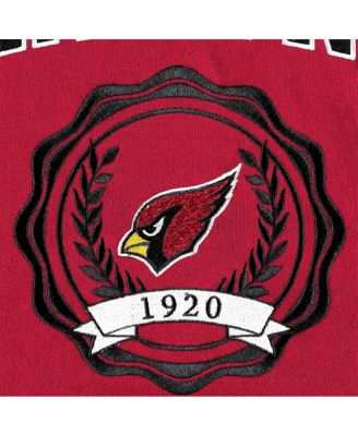 Women's Cardinal Arizona Cardinals Becca Drop Shoulder Pullover Hoodie