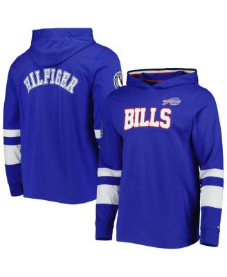Men's Royal, White Buffalo Bills Alex Long Sleeve Hoodie T-shirt