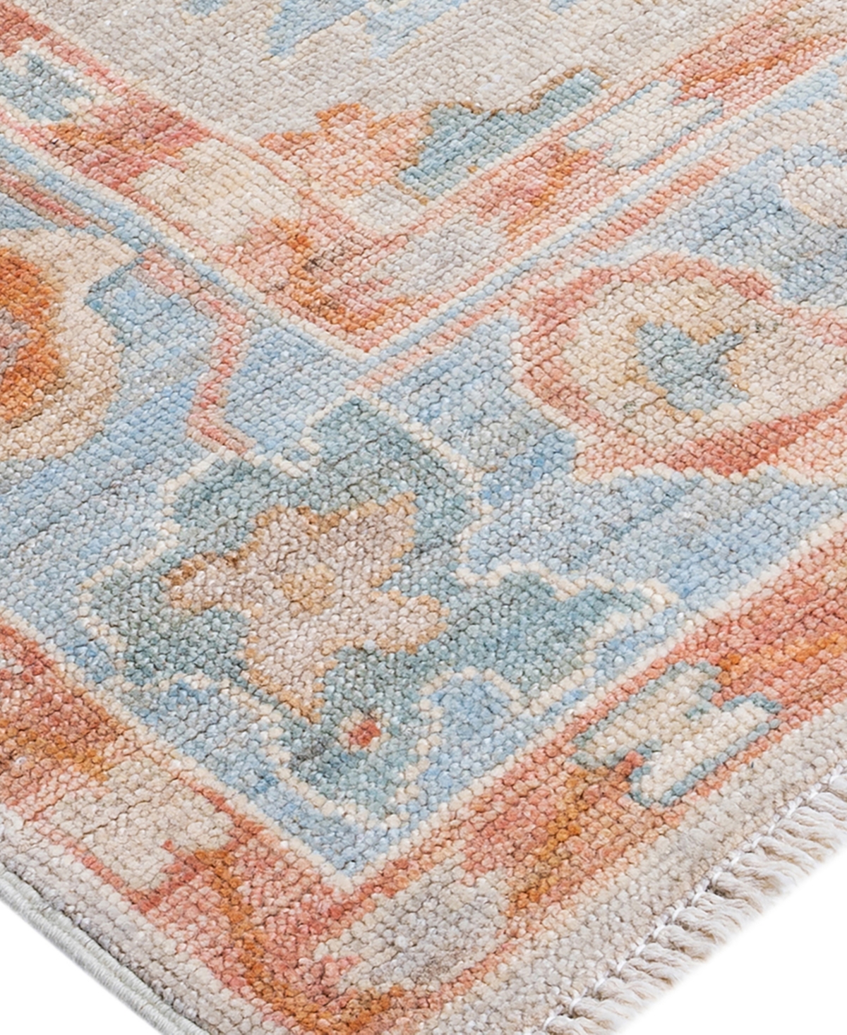 Adorn Hand Woven Rugs Oushak M1973 2'9"x13'8" Runner Area Rug
