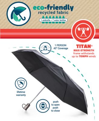 Titan Large Auto Open Close Water Repellent Umbrella