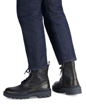 美品　COACH　コーチ　city sole　ブーツ　シグネチャー　27cm COACH Men's Citysole Lace-Up Boots - Macy's