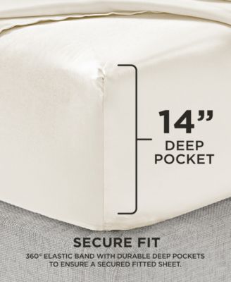 Satin 4-Pc. Sheet Set, King