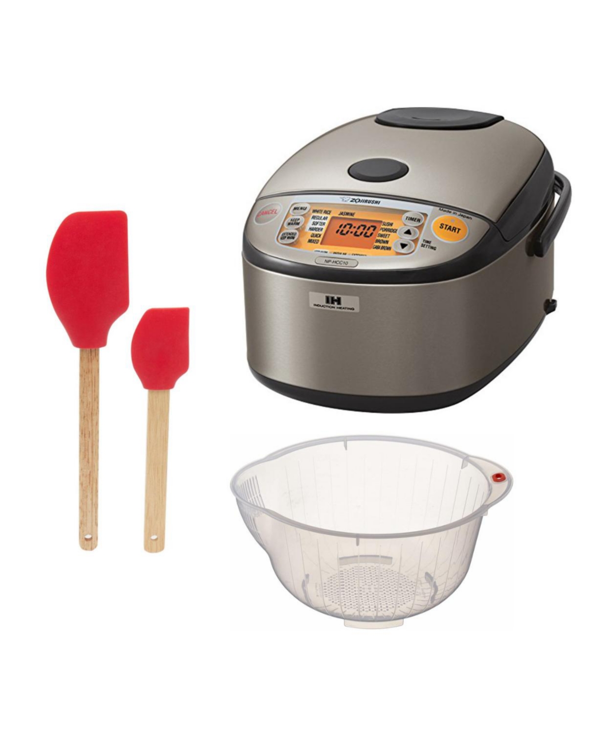 Zojirushi Induction Heating System Rice Cooker With Washing Bowl And