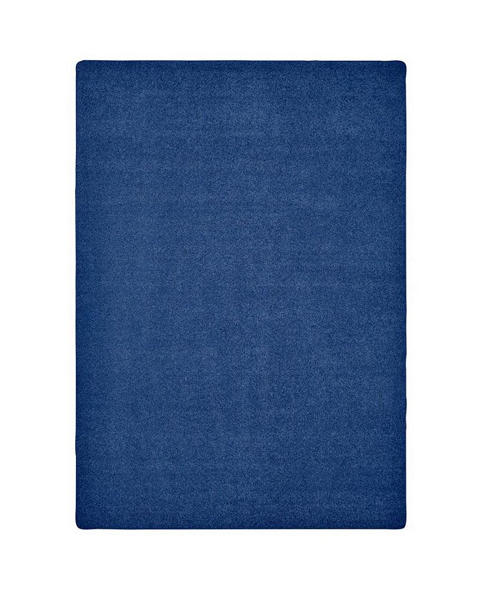 Carpets For Kids KIDply Soft Solids 6' x 9' Rectangle Midnight Blue Macy's