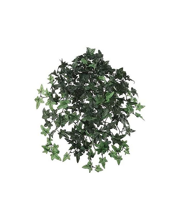 Floral Home 20" Luxurious Green Ivy Artificial Plant Realistic Faux Greenery for Decor