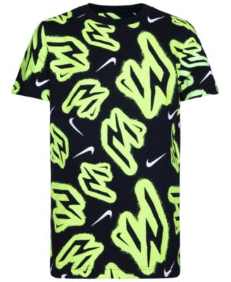 Nike 3BRAND by Russell Wilson Big Girls Round Neck Short Sleeve