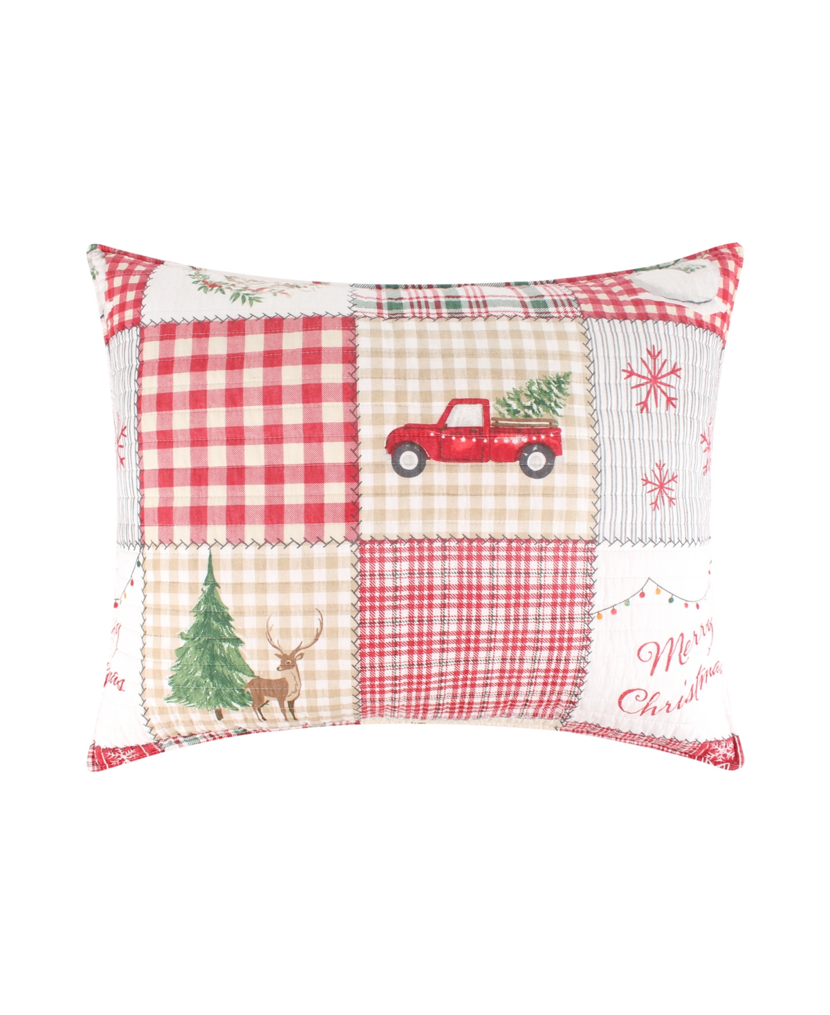 Levtex Home for Christmas Festive Plaid -Pc. Quilt Set