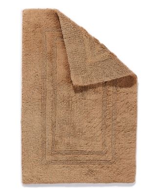100% Cotton Reversible Bath Rug, 21" x 33"
