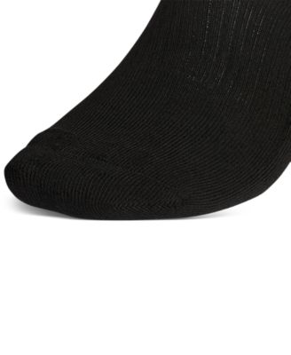 adidas Men's Cushioned Quarter Extended Size Socks, 6-Pack