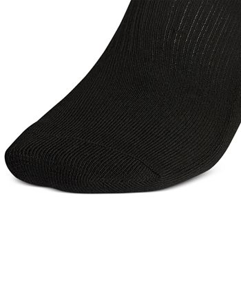 adidas Men's Low-Cut Cushioned Extended Size Socks, 6 Pack - Macy's