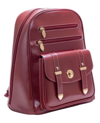 Robbins Leather Business Laptop Tablet Backpack