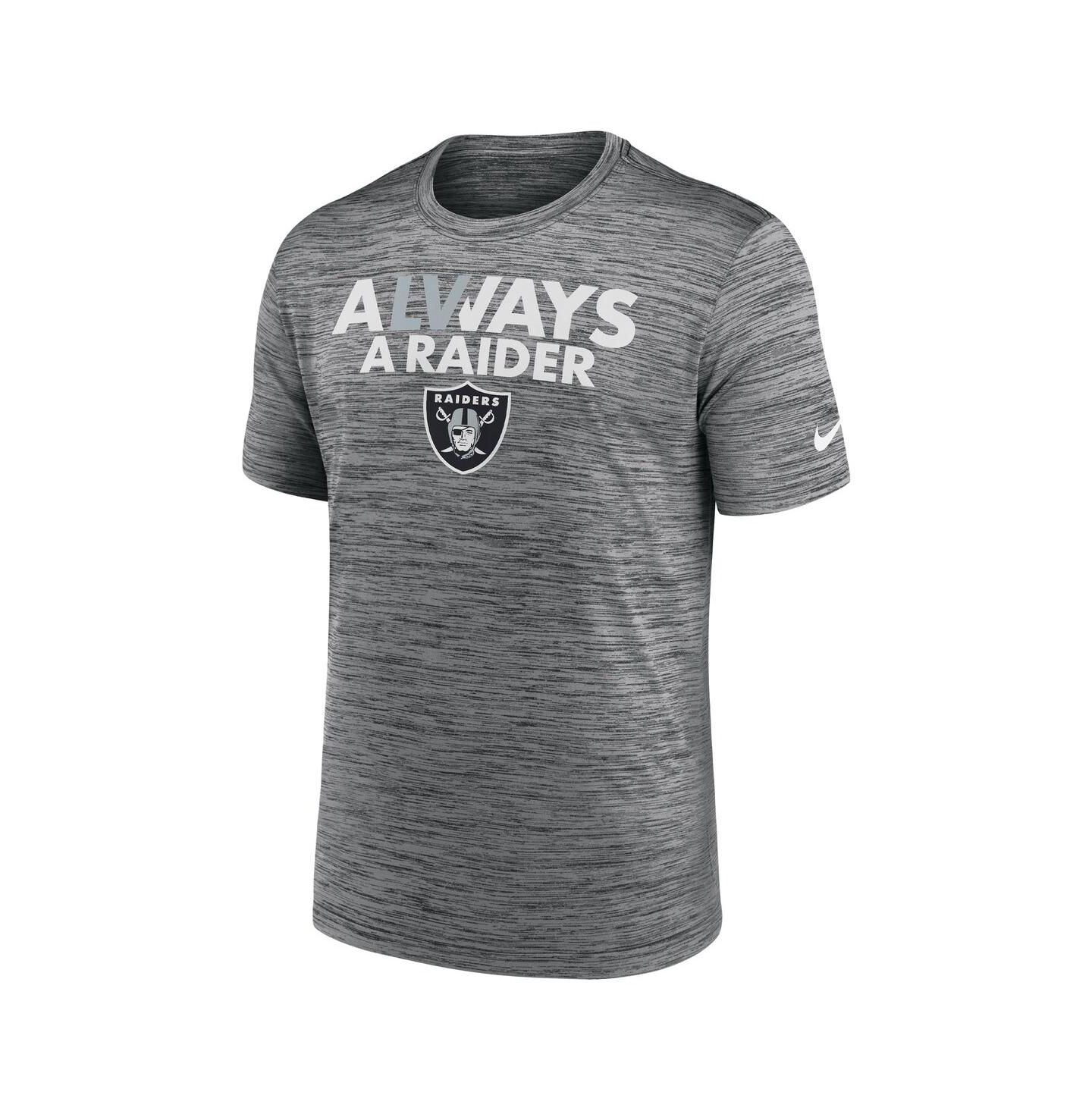 Мужская футболка Nike Anthracite Las Vegas Raiders Local Velocity — фото 2