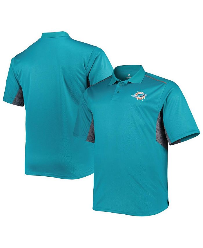 Profile Men's Aqua Miami Dolphins Big and Tall Team Color Polo Shirt -  Macy's