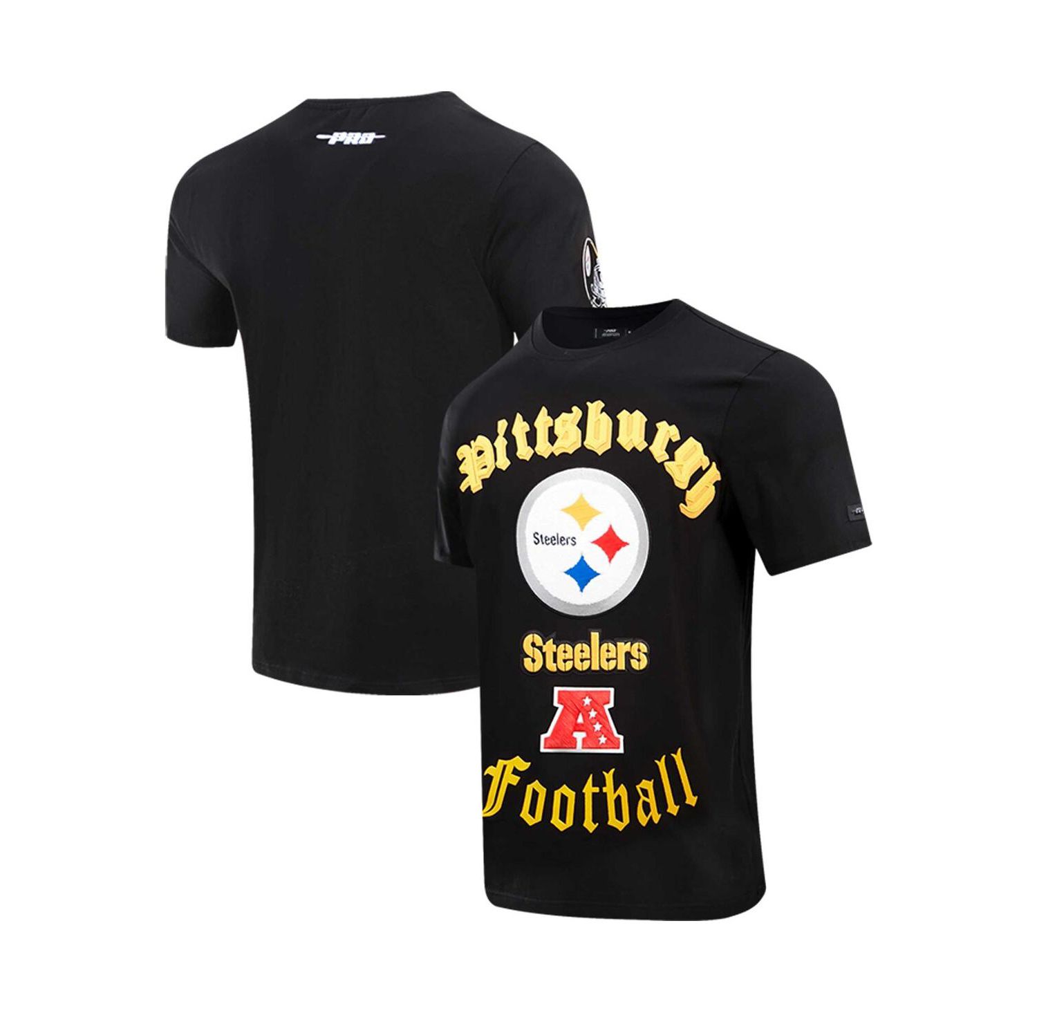 Men's Black Pittsburgh Steelers Old English T-shirt