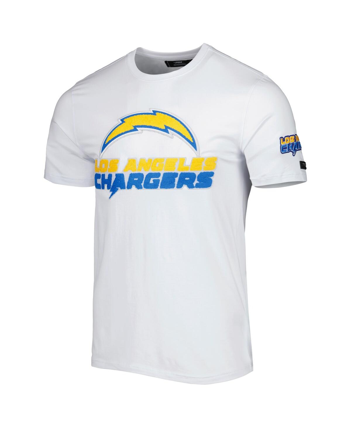 Men's Pro StandardLos Angeles Chargers Mash Up T-shirt - White