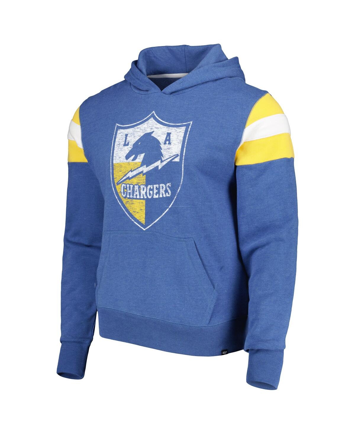47 Brand Men's ' Royal Los Angeles Chargers Legacy Premier Nico Pullover Hoodie In Royal