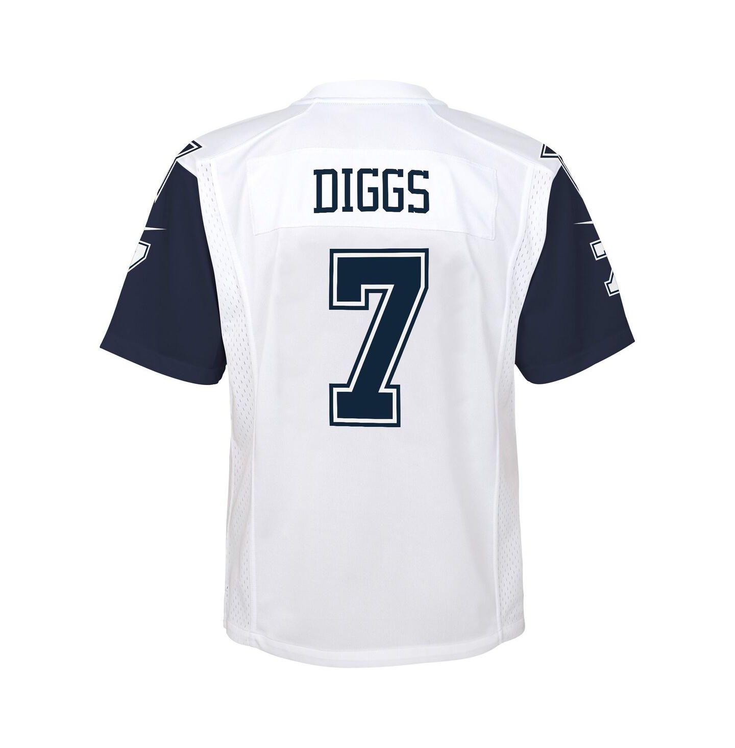 Детское джерси Nike Big Boys Trevon Diggs Dallas Cowboys Game Jersey, цвет: Белый / Синий — фото 5