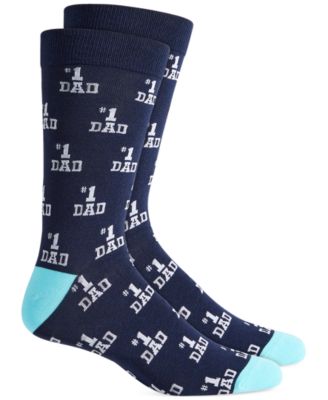 Club Room - Men's #1 Dad Crew Socks