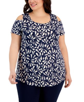 Jm collection tops plus size hotsell