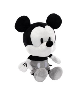 Lambs & Ivy Disney Baby Mickey Mouse Black/White Plush Stuffed Animal ...