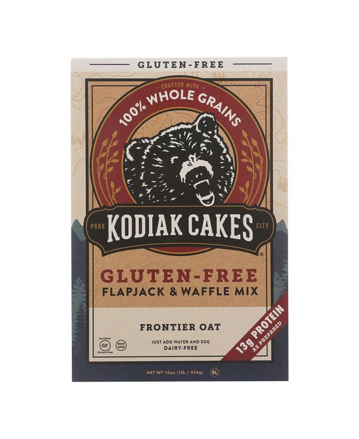 Kodiak Cakes Flapjack Waffle Gluten Free Oat Frontier Case of 6