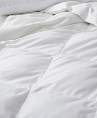 Unikome Lightweight 360 Thread Count Extra Soft White Goose Down Feather Fiber Comforter Collection In White