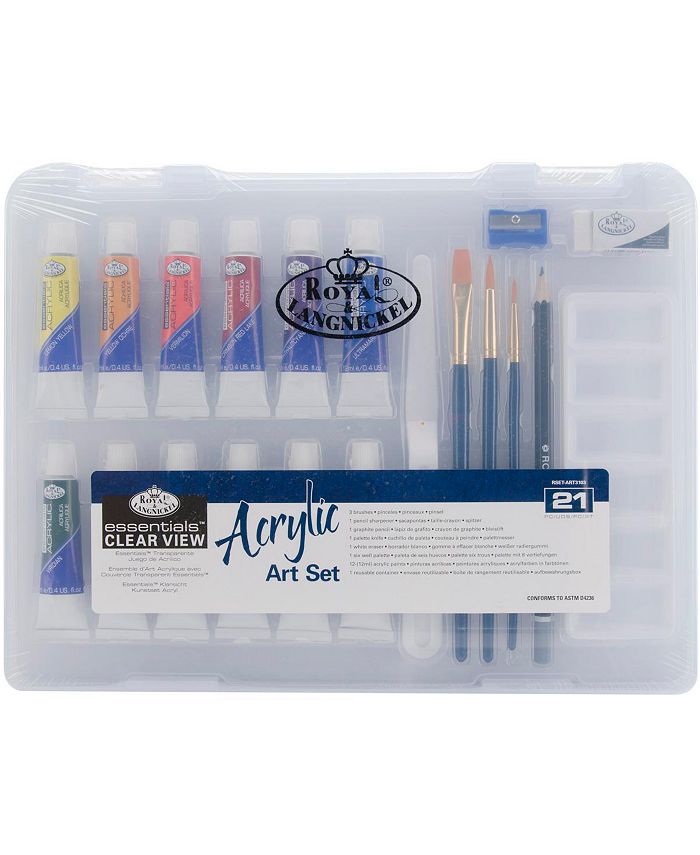 Essentials Clear View Art SetAcrylic Painting Macy's