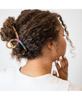 Women's Looped Claw Clip - Rainbow