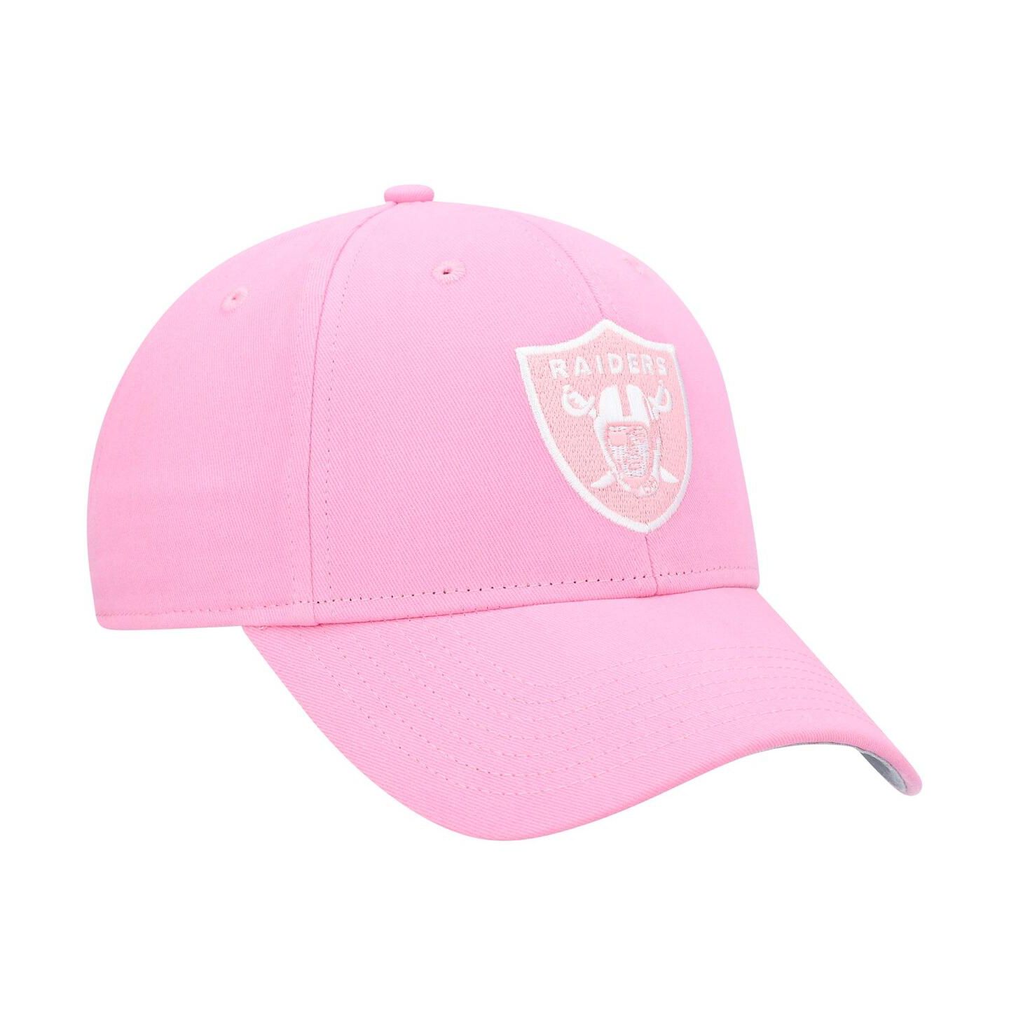 Кепка '47 Brand Pink Las Vegas Raiders Rose MVP Adjustable Hat для девочек — фото 3