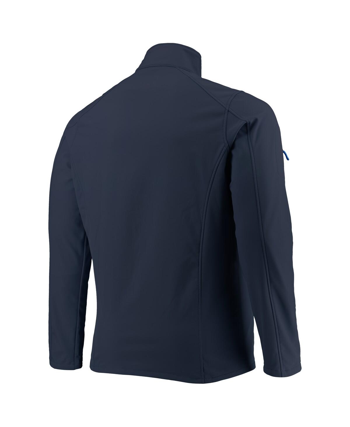 Shop Dunbrooke Men's  Navy Chicago Bears Big And Tall Sonoma Softshell Full-zip Jacket
