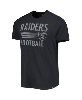 Men's Black Las Vegas Raiders Wordmark Rider Franklin T-shirt