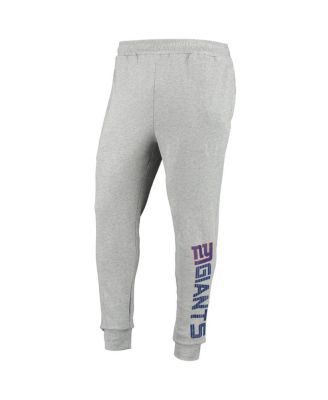 Men's Heathered Gray New York Giants Jogger Pants