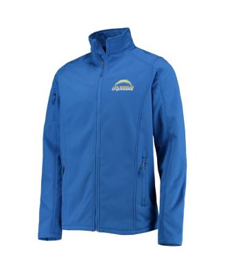 Men's Royal Los Angeles Chargers Big and Tall Sonoma Softshell Full-Zip Jacket