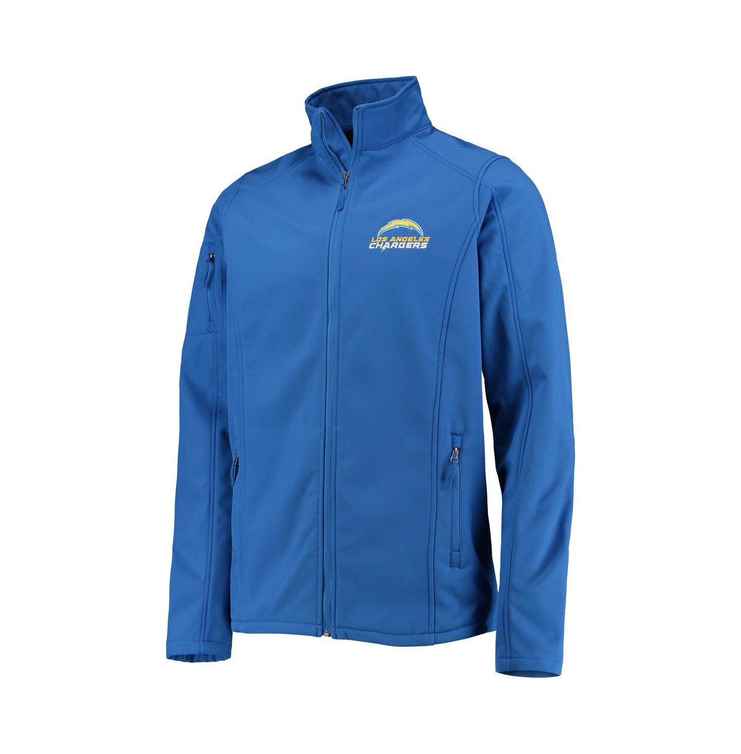 Мужская куртка Dunbrooke Royal Los Angeles Chargers Big and Tall Sonoma Softshell Full-Zip — фото 4