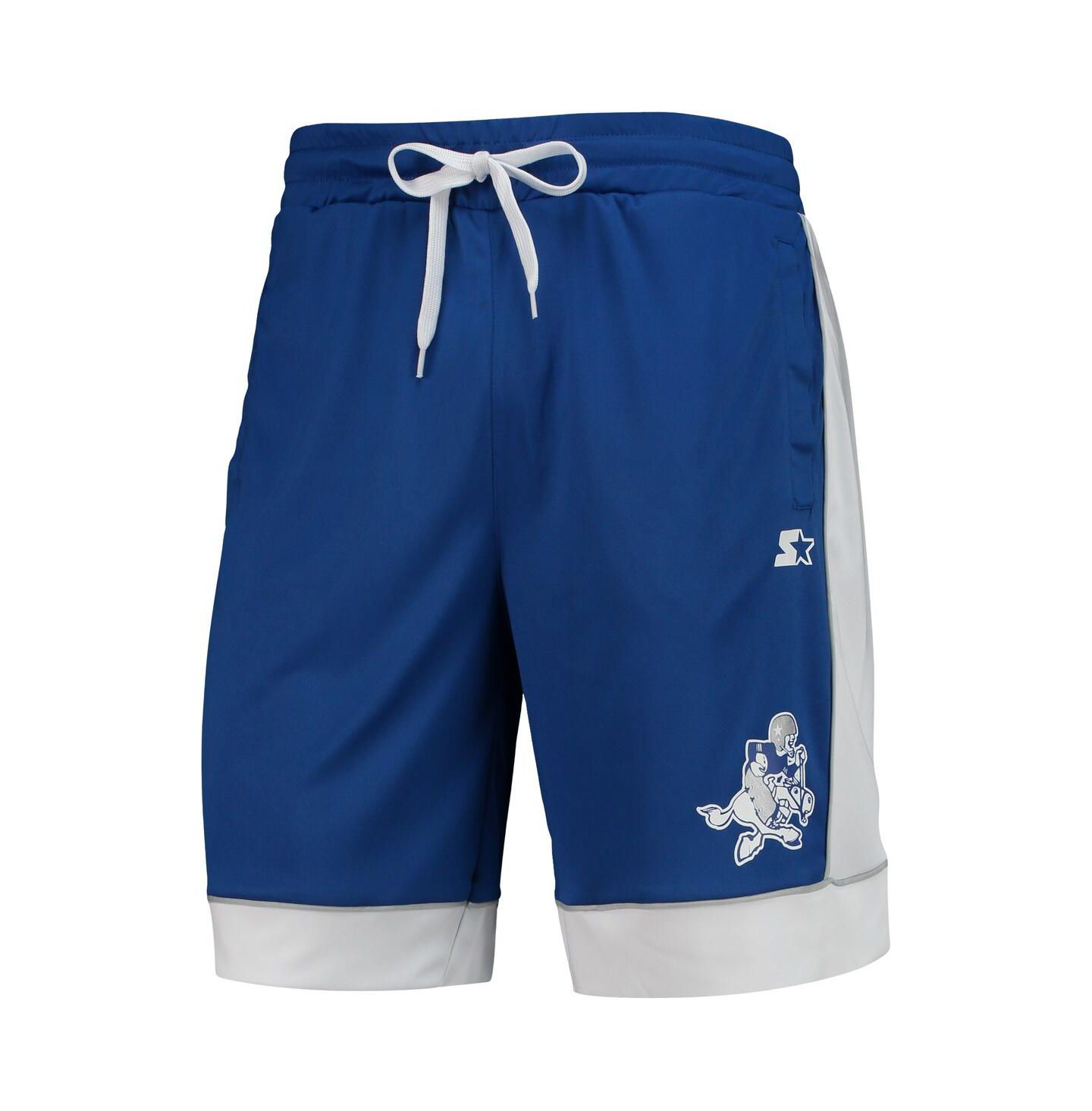Мужские шорты G-III Sports by Carl Banks Royal, White Dallas Cowboys Fan Favorite Fashion — фото 3