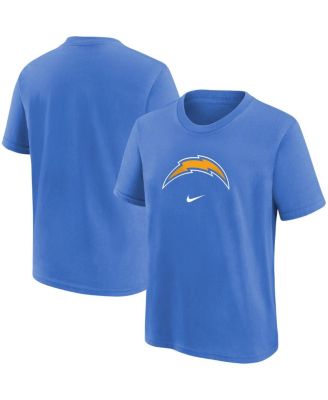 Big Boys Powder Blue Los Angeles Chargers Logo T-shirt